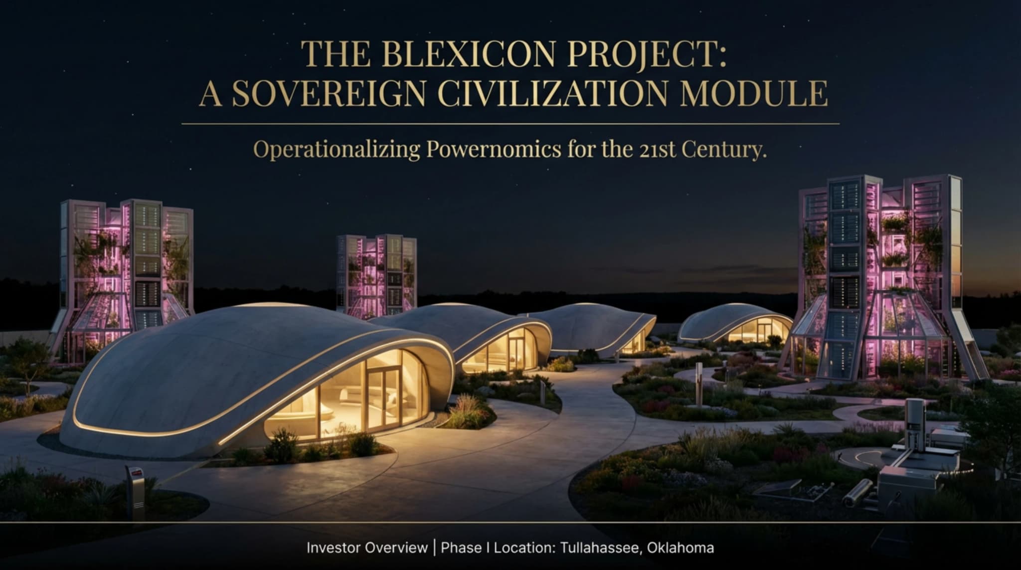 The Blexicon Project: A Sovereign Civilization Module